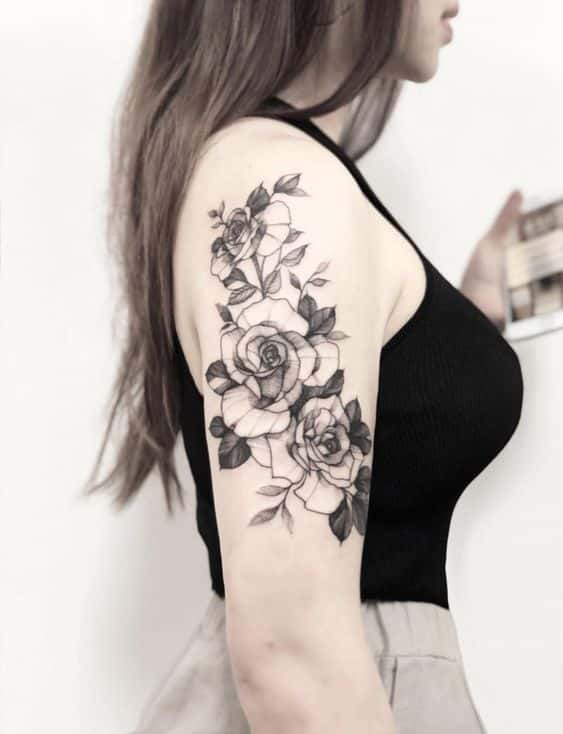 2e8b9f8c456d8378475e31f8b08f4166 Hình xăm hoa hồng