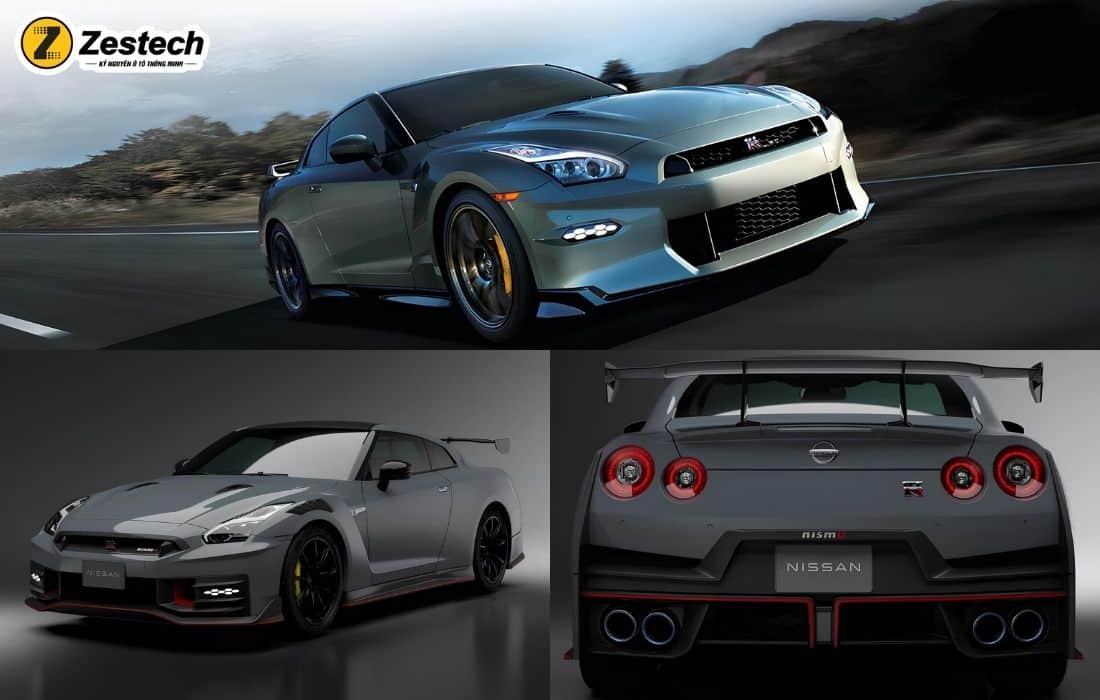 3-19 Thiết kế ngoại thất của Nissan GTR R35 vô cùng nổi bật và có kích thước rất lớn