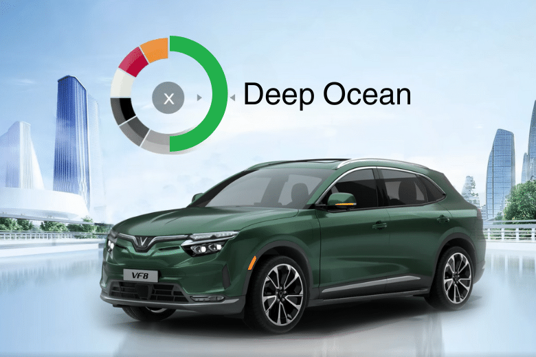 33-9-1-1 Deep Ocean (xanh lá) là gam màu tiên phong trong xu hướng màu sắc ô tô toàn cầu