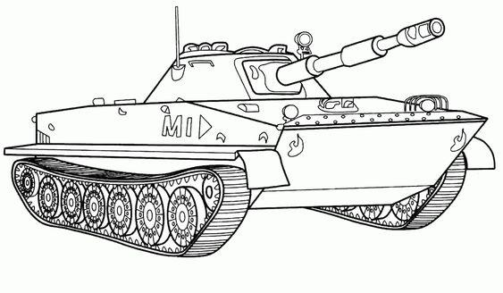 be-to-mau-xe-tang-1 ảnh tô màu xe tăng