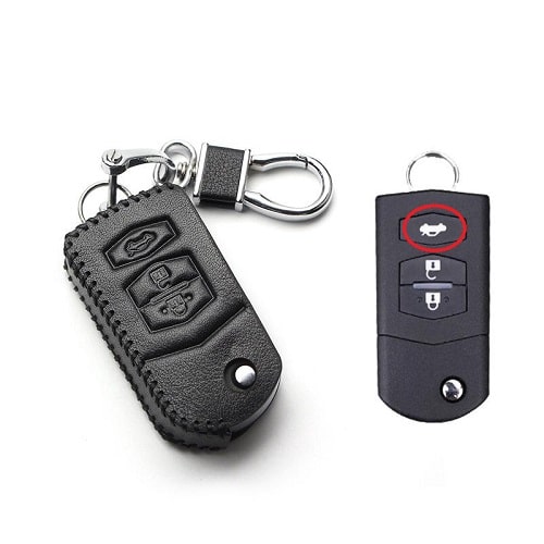 dieu-khien-mazda3 Nút mở cốp trên điều khiển từ xa ô tô Mazda 3
