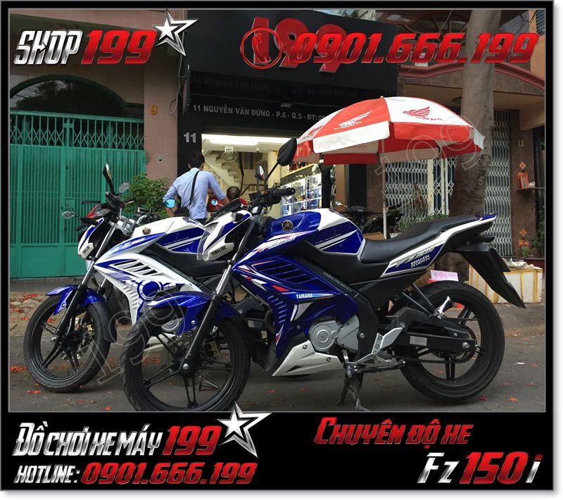fz150i-do-dep-1 Chuyên độ cánh gà bửng cho xe fz 150i bằng nhựa abs đẳng cấp giá rẻ tại tphcm