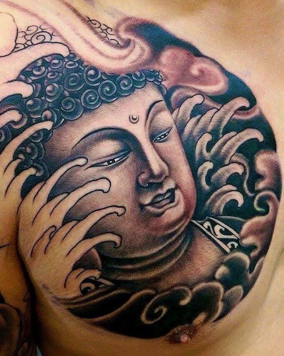 hinh-xam-binh-an-mau-tuong-phat hình xăm bình an mẫu tượng Phật