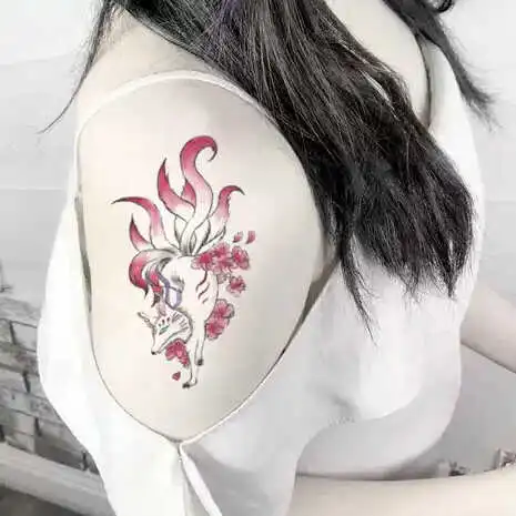 hinh-xam-cuu-vi-ho-ly Hình xăm Cửu Vĩ Hồ