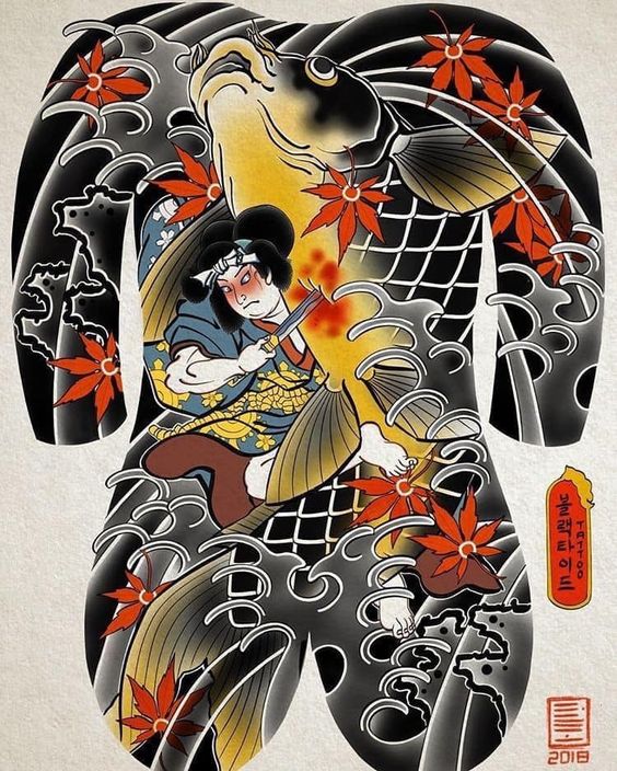hinh-xam-nhat-co-kin-lung-3 hình xăm full lưng