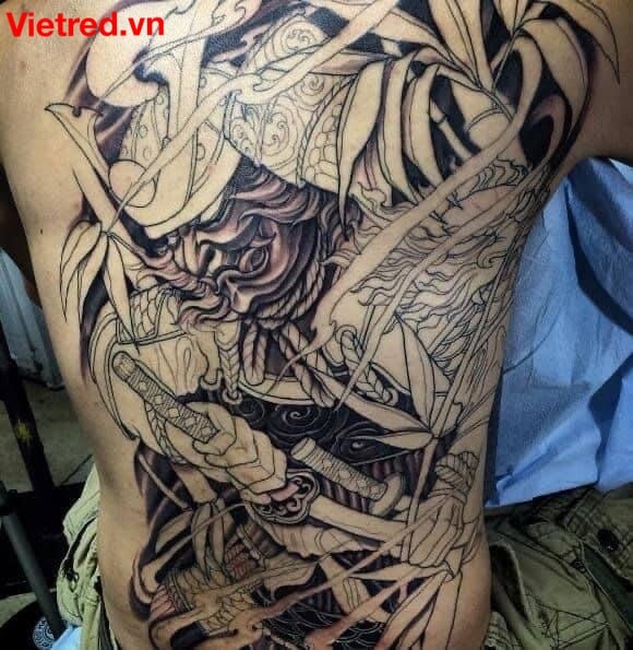 hinh-xam-samurai-nhat-ban hình xăm samurai diệt quỷ