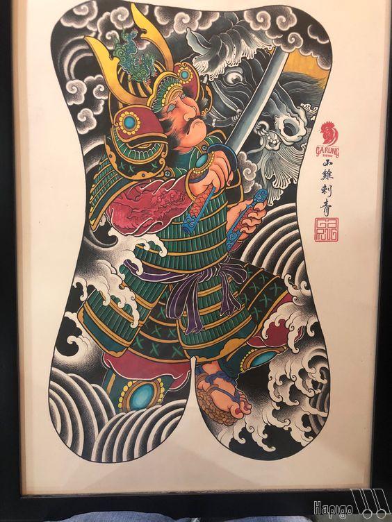 hinh-xam-samurai-nhat-co-full-lung-2 Hình xăm samurai nhật cổ