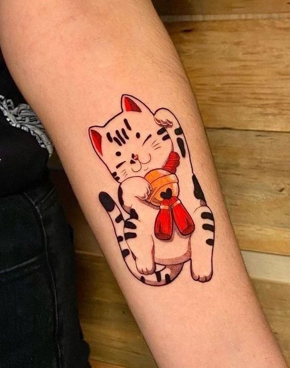 mau-hinh-xam-de-thuong-mang-y-nghia-binh-an-may-man tattoo dễ thương mang ý nghĩa bình an may mắn