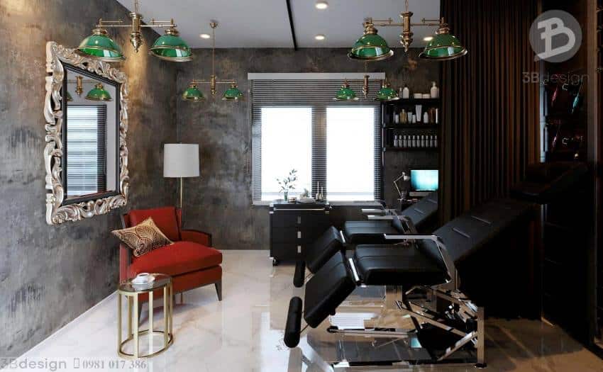 mau-thiet-ke-phong-xam-dep-7 Một mẫu không gian phòng xăm được thiết kế đẹp, phù hợp công năng sử dụng