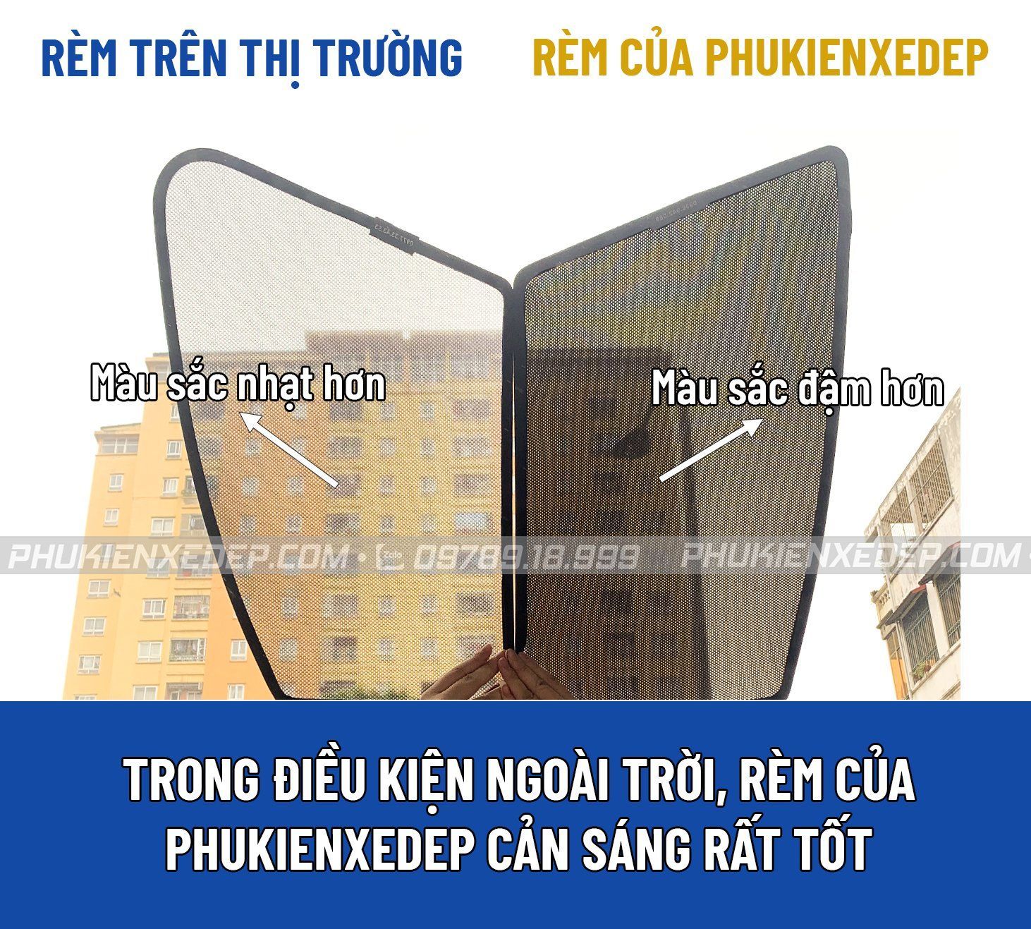 rem-che-nang-nam-cham-o-to-tai-phukienxedep-khac-gi-so-voi-che-nang-oto-ngoai-thi-truong Rèm che nắng nam châm ô tô tại Phụ Kiện Xe Đẹp có mức độ che nắng tốt hơn so với các rèm che nắng ô tô khác ngoài thị trường