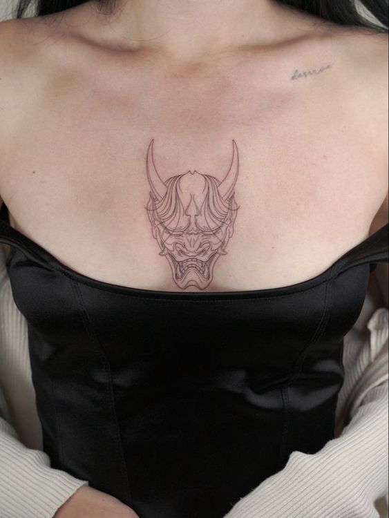 tatoo-mat-quy-cuc-don-gian-nhung-van-rat-dep tattoo mặt quỷ cực đơn giản nhưng vẫn rất đẹp