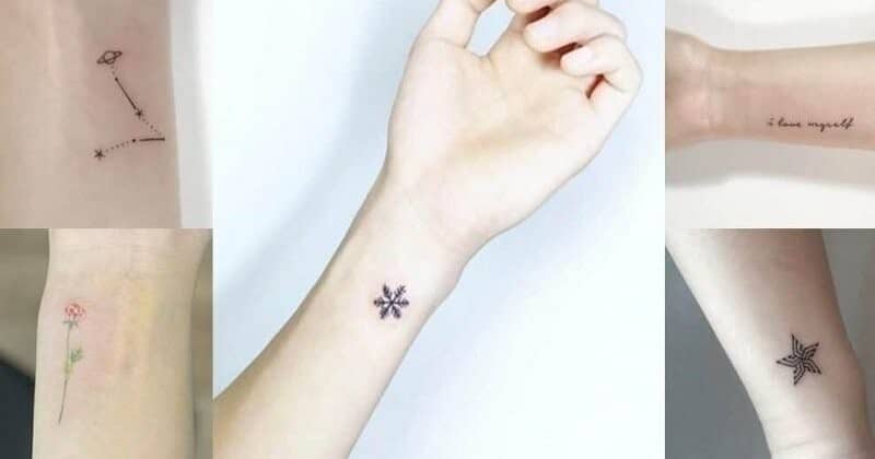tatto6 Hình xăm mini đẹp cho nữ ở cổ tay
