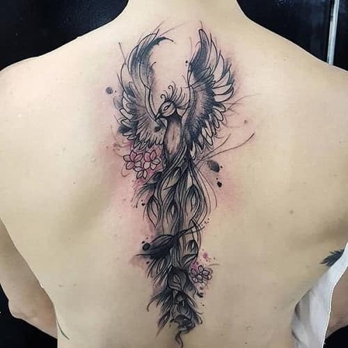 tattoo-designs-hinh-xam-phuong-hoang-den-trang-26-1 Trong bài viết này, Gửi đến bạn những mẫu hình xăm Phượng Hoàng trắng đen đẹp nhất. Hình xăm Phượng Hoàng đen trắng đẹp nhất.