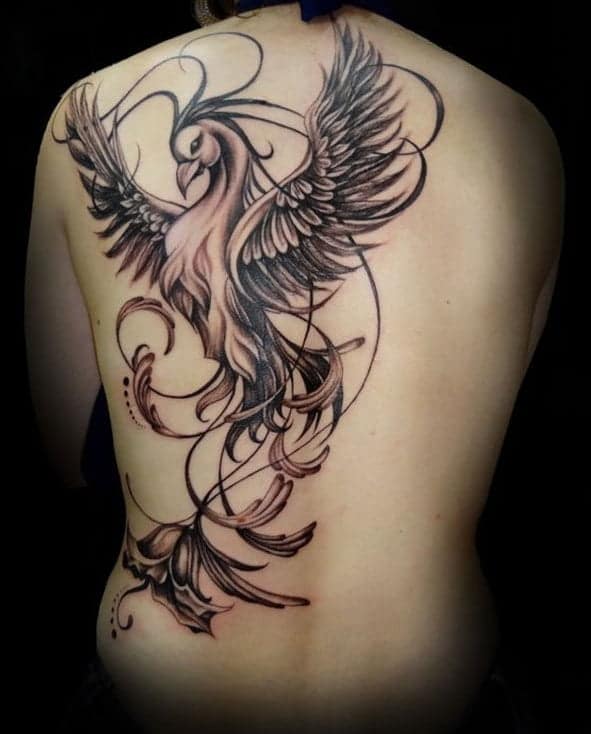 tattoo-designs-hinh-xam-phuong-hoang-den-trang-28-1 Hình xăm phượng hoàng đen trắng đẹp nhất. HÌnh xăm phượng hoàng đẹp nhất ở tay. Hình xăm phượng hoàng đẹp ở lưng. Hình xăm Phượng Hoàng đẹp. Hình xăm Phượng
