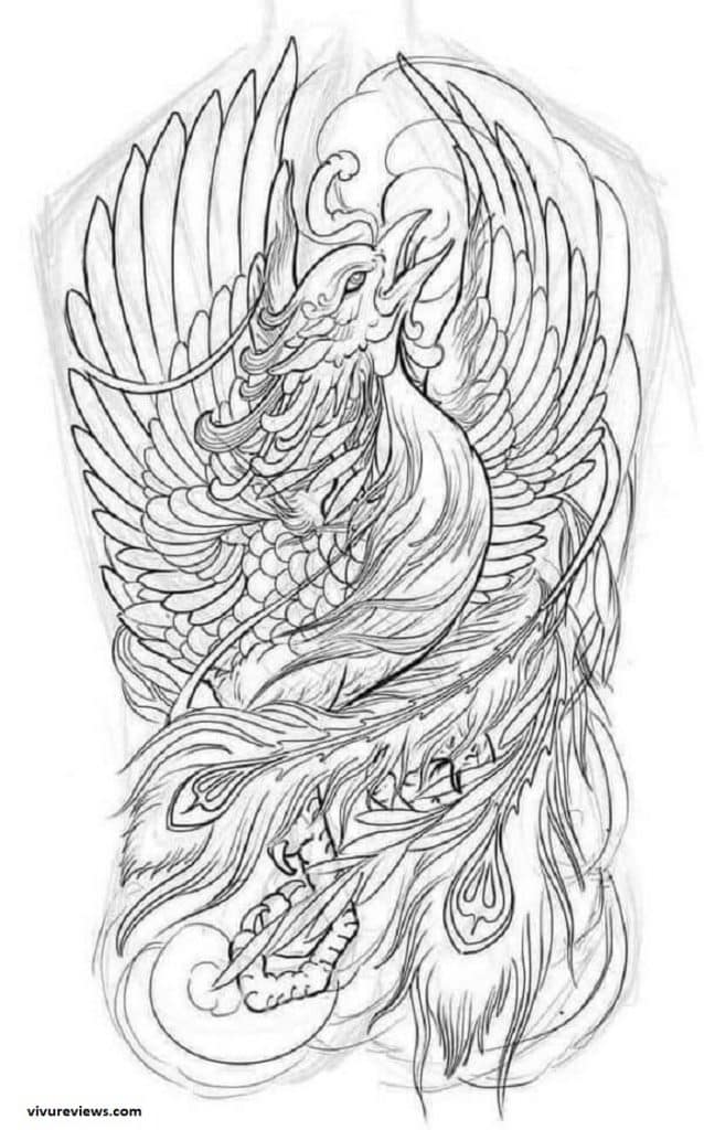 tattoo-designs-hinh-xam-phuong-hoang-den-trang-4-1 Hình xăm phượng hoàng đẹp nhất - mẫu 7