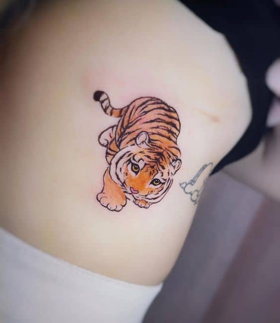 tattoo-mini-tuoi-ho-cute tattoo mini tuổi hổ cute