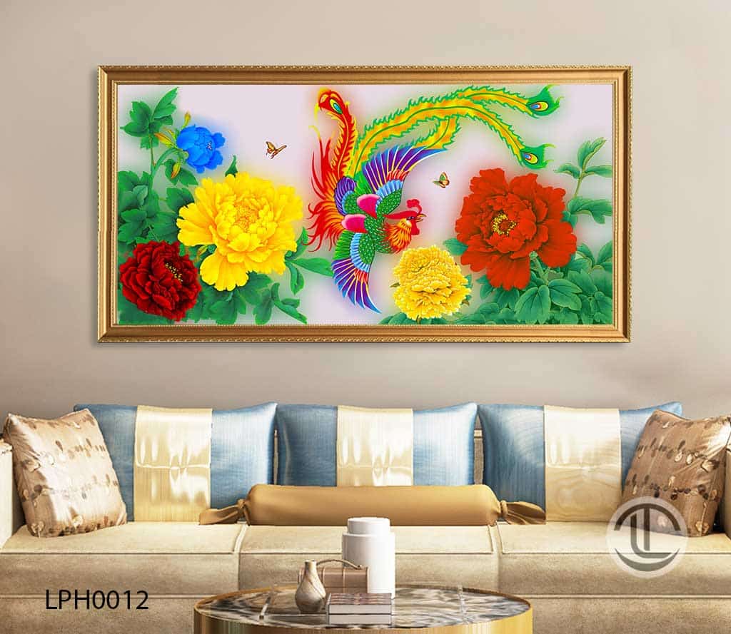 tranh-phuong-hoang-lph-12 tranh phượng hoàng