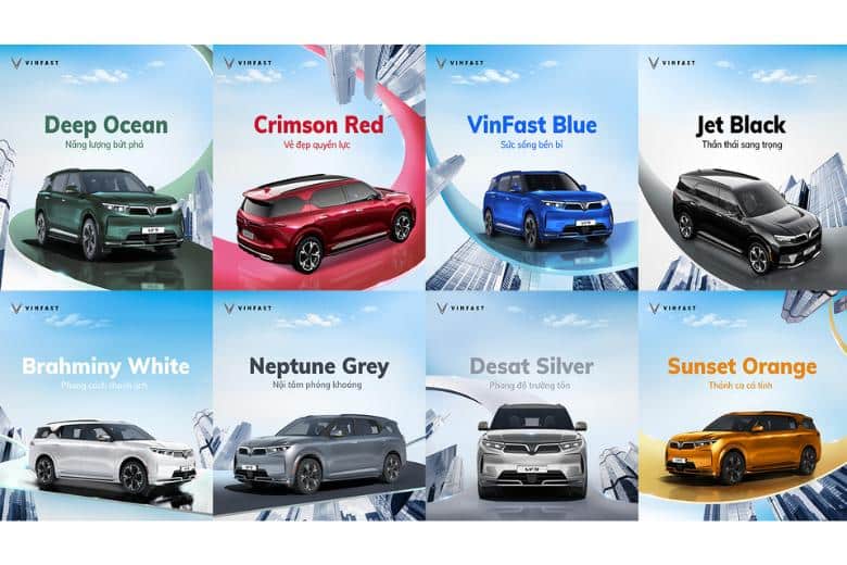 vf8-mau-xam Bảng màu xe VF 8 có mấy màu?