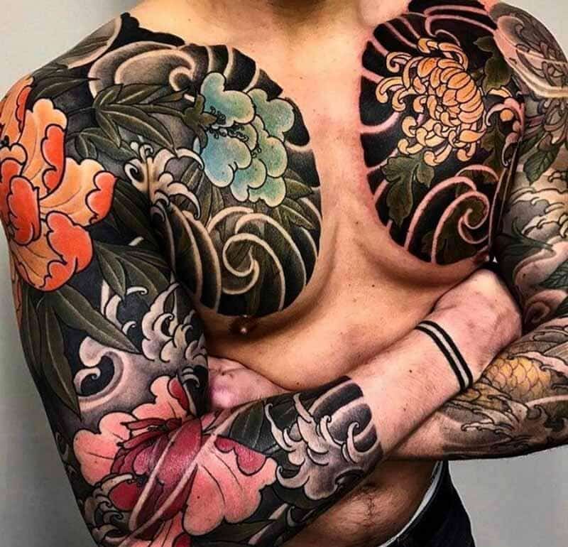 yakuza-hinh-xam-nhat-co-full-tay-1 Yakuza hình xăm nhật cổ full tay